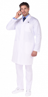 Мужской медицинский халат М-1410у Модный Доктор