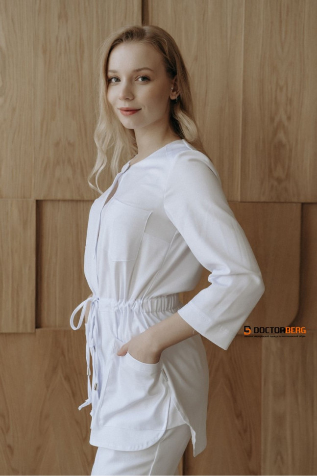 Блуза медицинская, женская, М-097-1 3/4, вискоза Блуза медицинская, женская, М-097-1 3/4, вискоза